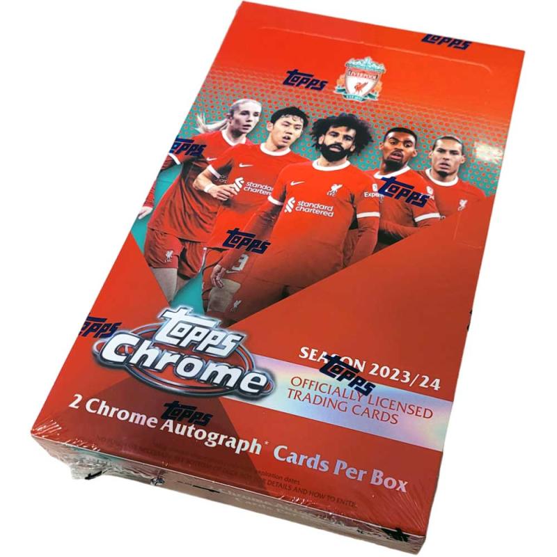 Sealed Box 2023-24 Topps Chrome Liverpool Hobby