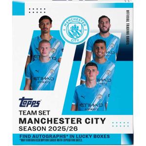 Sealed Box 2025-26 Topps Manchester City (No hanger)
