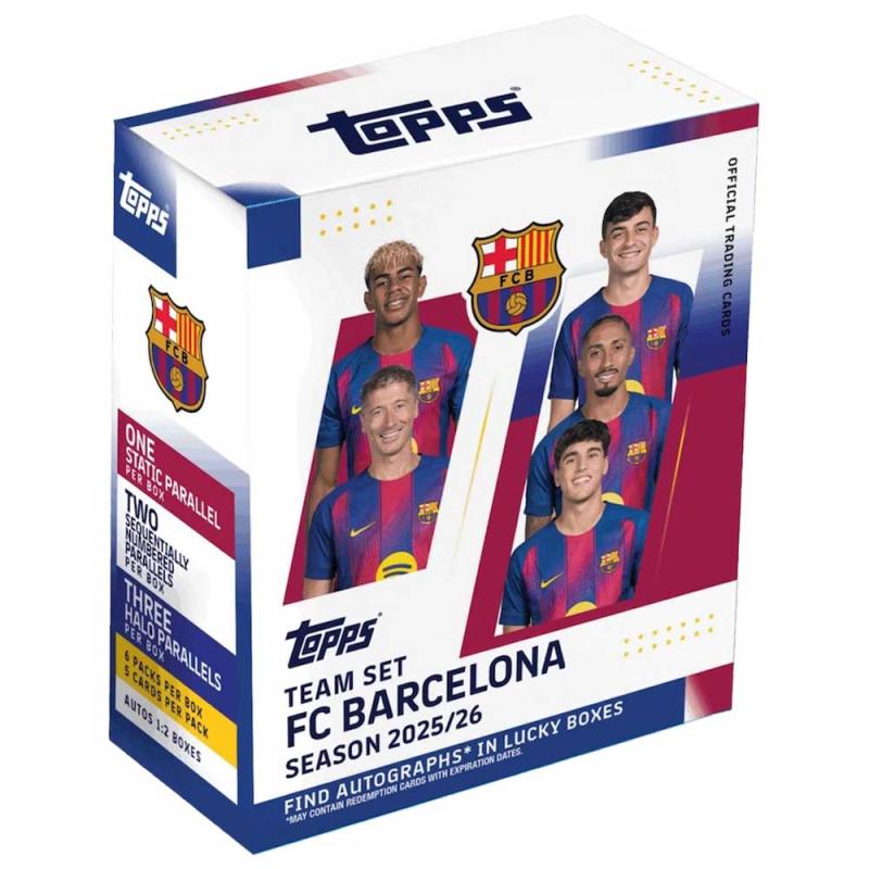 Hel Box 2025-26 Topps FC Barcelona Team Set (Utan hängare)