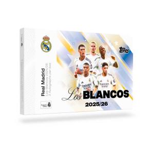 PRE-BUY: Sealed Box 2025-26 Topps Real Madrid Los Blancos (Preliminary release February 12:th 2026)
