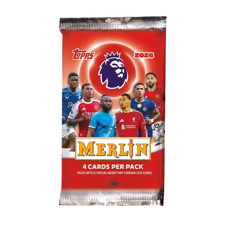 1st Paket 2026 Topps Merlin Premier League Hobby
