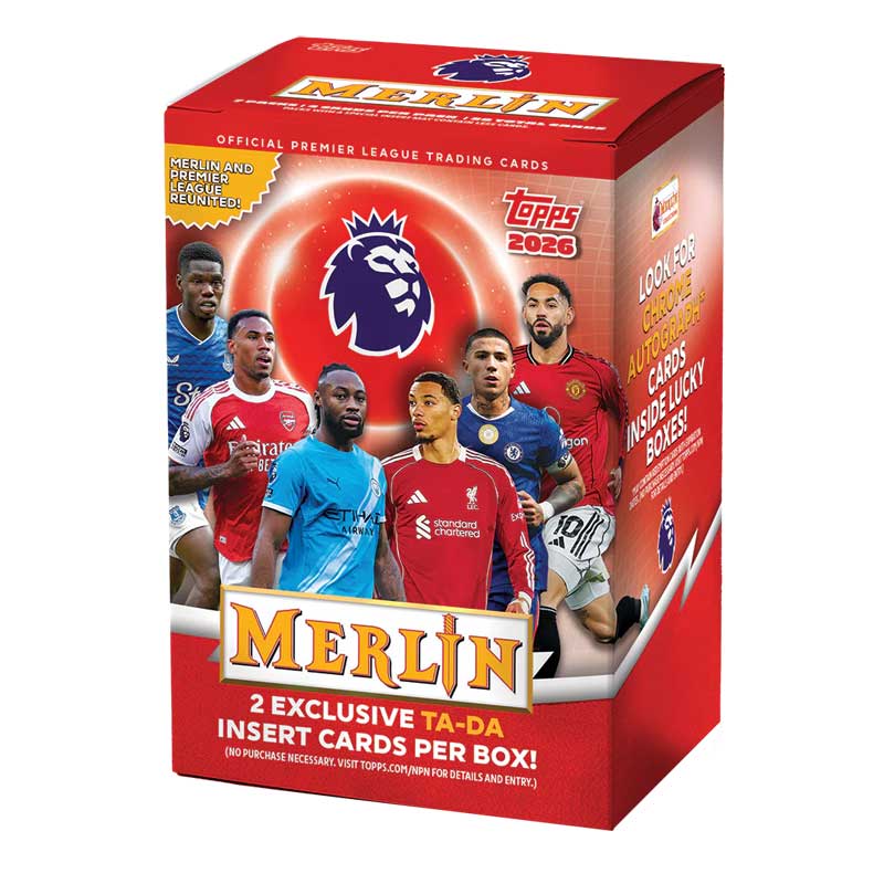Hel VALUE Box 2026 Topps Merlin Premier League (7 Paket)