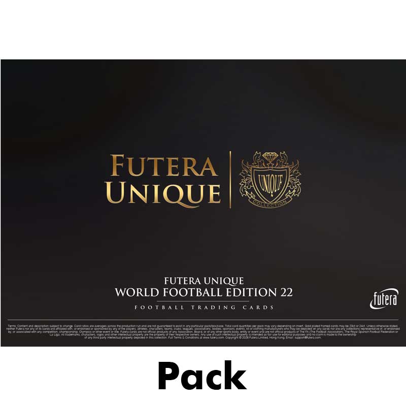 PRE-BUY: 1 Pack 2026 Futera World Football Unique Edition 22 (Preliminary release September 26:th 2026 14:00)