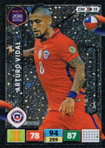 Game Changer - 13 - Arturo Vidal - (Chile) - CHI13 -  Road To World Cup Russia 2018