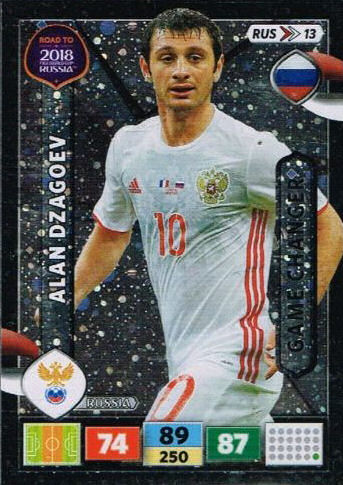 Game Changer - 07 - Alan Dzagoev - (Russia) - RUS13 -  Road To World Cup Russia 2018