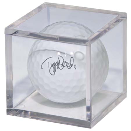 Mini-Figure and Golf Ball Clear Square Holder (Golf ball not included)