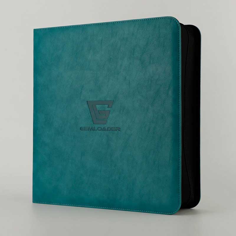 Gemloader - Premium Graded Card Binder for PSA, BGS & other slabs of equal dimensions [28 slots 2X2] - TURQUOISE - [NO CARDS INCLUDED]