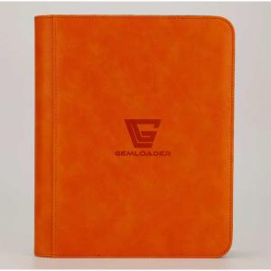 Gemloader - Premium 3"X4" Toploader Fit Collector's Binder [112 pockets 2X2] - ORANGE