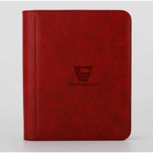 Gemloader - Premium 3"X4" Toploader Fit Collector's Binder [112 pockets 2X2] - RED
