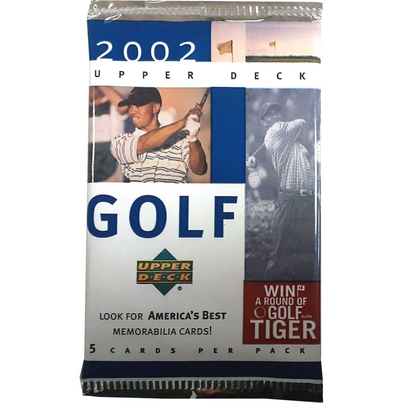 1st Paket 2002 Upper Deck Golf Hobby