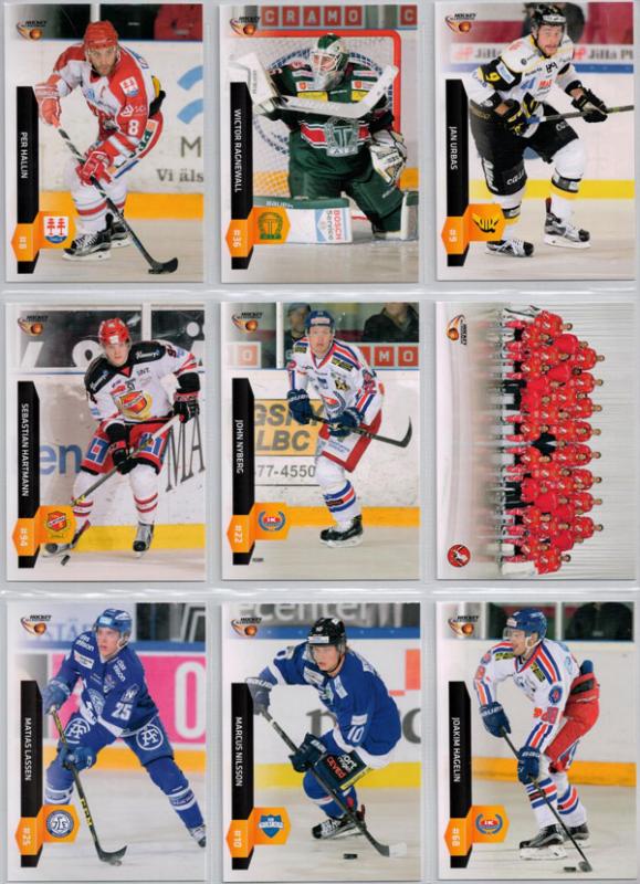 Base Set Swedish HockeyAllsvenskan 2015-16 (350 cards)