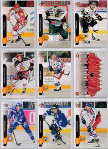 Base Set Swedish HockeyAllsvenskan 2015-16 (350 cards)
