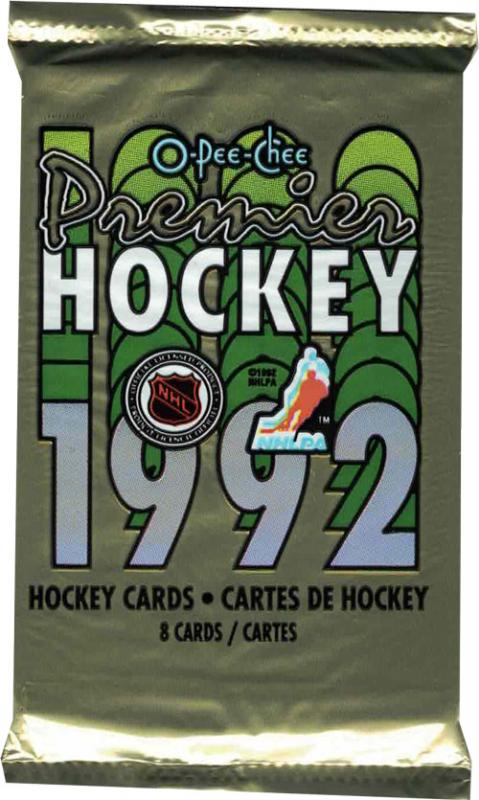 1 Pack 1991-92 O-Pee-Chee Premier