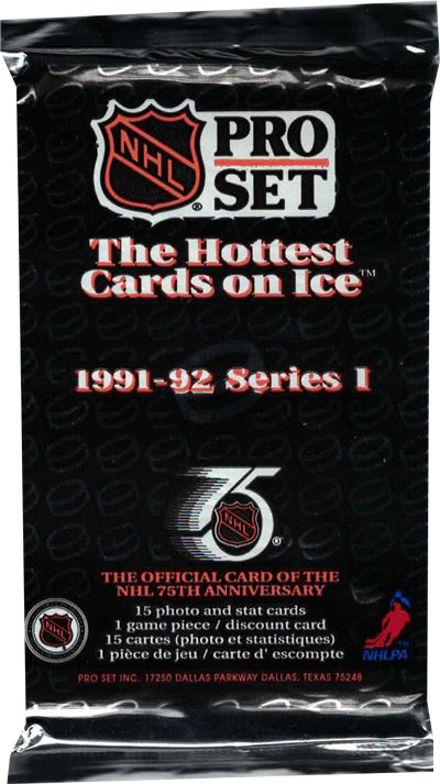 1 Pack 1991-92 Pro-Set s.1