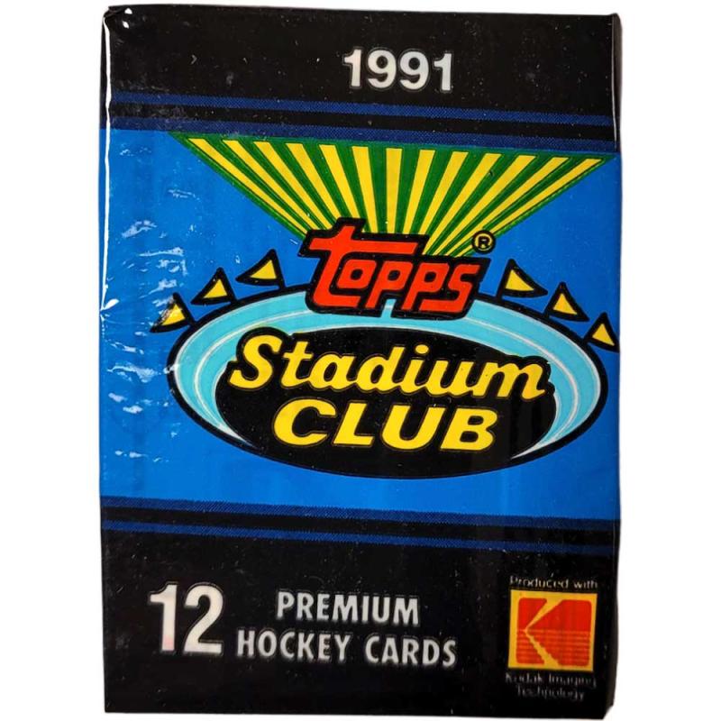 1st Paket 1991-92 Topps Stadium Club
