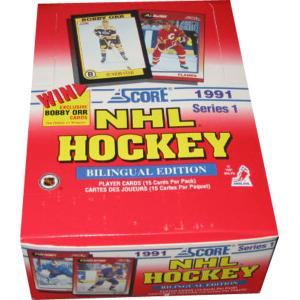 Sealed Box 1991-92 Score Serie 1, Bilingual