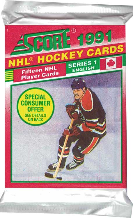 1 Pack 1991-92 Score Serie 1, English