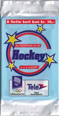 1 Pack 1992-93 Norwiegan Elitserien