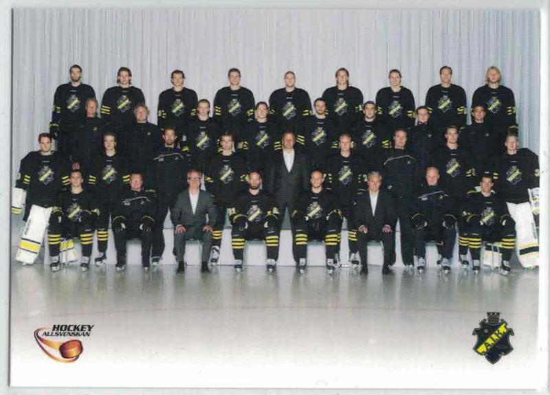 Checklist AIK (Inc Jesper Bratt) 2015-16 HockeyAllsvenskan #HA001