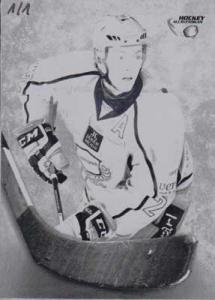 PRESS PLATES BLACK, 2013-14 HockeyAllsvenskan #ALLS-BL01 Fredrik Sandgren ALMTUNA IS