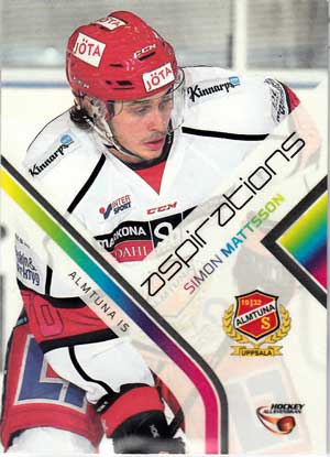 Aspirations, 2014-15 HockeyAllsvenskan, #AS02 Simon Mattsson Almtuna IS