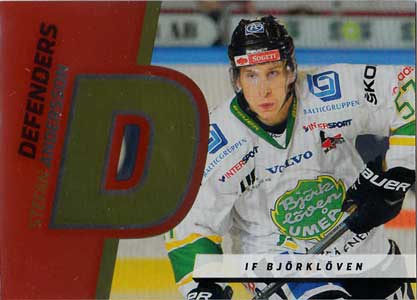 Defenders, 2014-15 HockeyAllsvenskan, #DF03 Stefan Andersson IF Björklöven