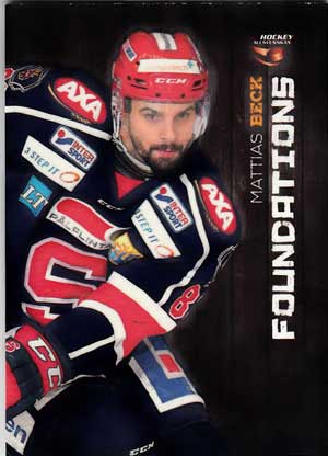 Foundations, 2014-15 HockeyAllsvenskan, #FD08 Matthias Beck Södertälje SK