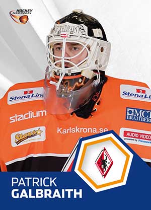 Masked Marvels, 2014-15 HockeyAllsvenskan, #MM06 Patrick Galbraith Karlskrona HK