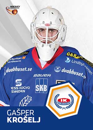 Masked Marvels, 2014-15 HockeyAllsvenskan, #MM09 Gasper Kroselj IK Oskarshamn