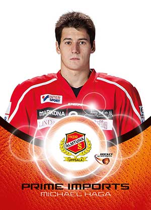 Prime Imports, 2014-15 HockeyAllsvenskan, #PI02 Michael Haga Almtuna IS