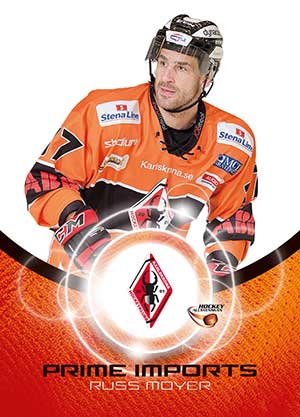 Prime Imports, 2014-15 HockeyAllsvenskan, #PI06 Russ Moyer Karlskrona HK