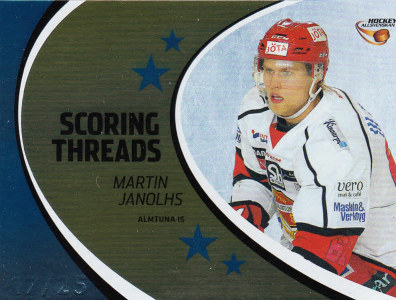 Scoring Threads Parallel, 2014-15 HockeyAllsvenskan, #ST02 Martin Janolhs Almtuna IS