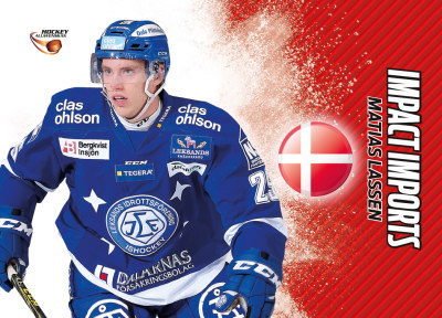Impact Imports 2015-16 HockeyAllsvenskan #II11 Matias Lassen