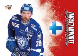 Impact Imports 2015-16 HockeyAllsvenskan #II12 Tommi Paakkolanvaara