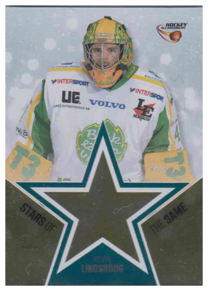 Stars of the Game Parallel 2015-16 HockeyAllsvenskan #SG04 Kevin Lindskoug XX/20