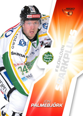 Sparkplugs 2015-16 HockeyAllsvenskan #SP02 Jon Palmebjörk