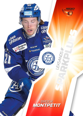 Sparkplugs 2015-16 HockeyAllsvenskan #SP04 Brock Montpetit