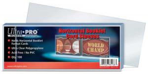 Horizontal Booklet Card Sleeves - 100 Pack