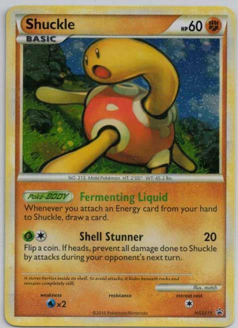 Pokémon, Heart Gold Soul Silver Promos, Shuckle - HGSS15 - Holo Rare