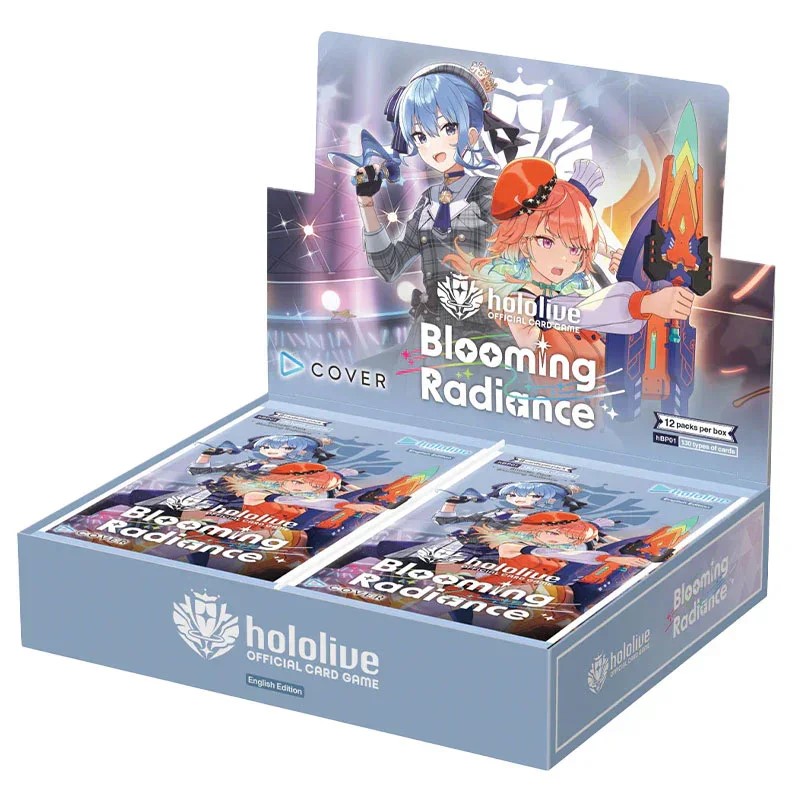 Hololive Official Card Game - Blooming Radiance Booster Display (12 paket) [HOCG-HBP01E]