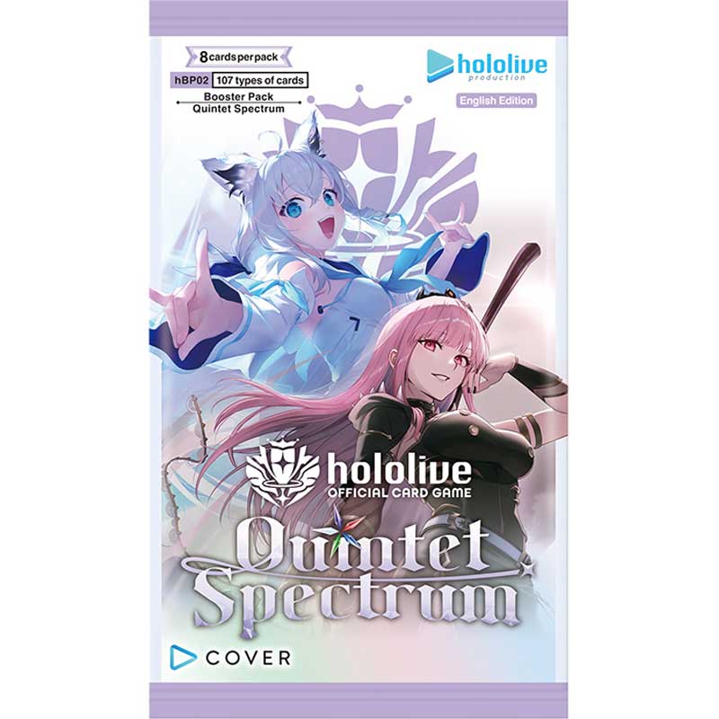Hololive Official Card Game - Quintet Spectrum Booster (8 kort) [HOCG-HBP02E]