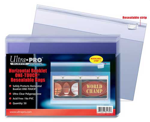 Horizontal Booklet One-Touch Resealable Bags