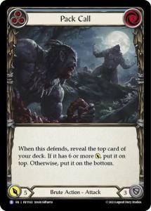 HVY022 - Pack Call BLUE - Rare