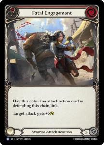 HVY109 - Fatal Engagement RED - Rainbow Foil - Rare