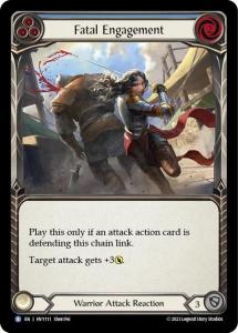 HVY111 - Fatal Engagement BLUE - Rainbow Foil - Rare