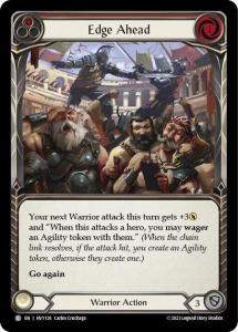 HVY124 - Edge Ahead RED - Rainbow Foil - Common