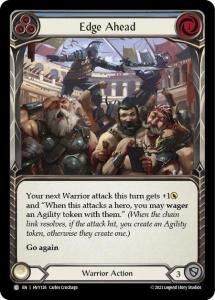 HVY126 - Edge Ahead BLUE - Rainbow Foil - Common