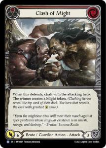 HVY137 - Clash of Might RED - Rare