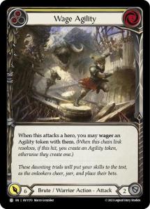 HVY170 - Wage Agility YELLOW - Rainbow Foil - Common