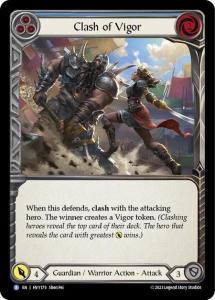 HVY179 - Clash of Vigor BLUE - Rainbow Foil - Rare